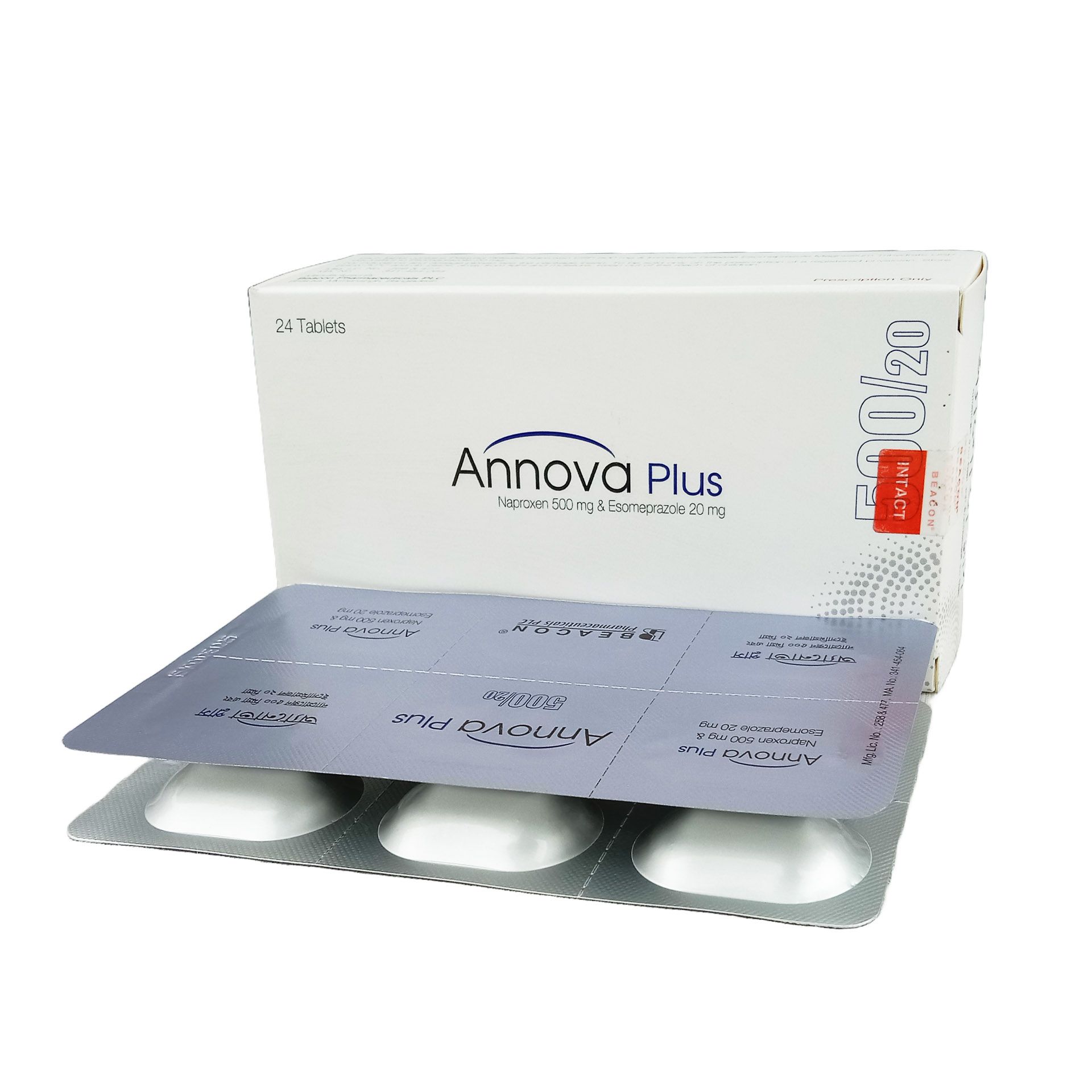 Annova Plus 500 Tablet - (20mg+500mg)