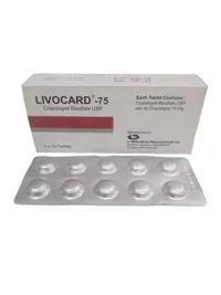 Livocard 75 Tablet - (75mg)-1 Strip