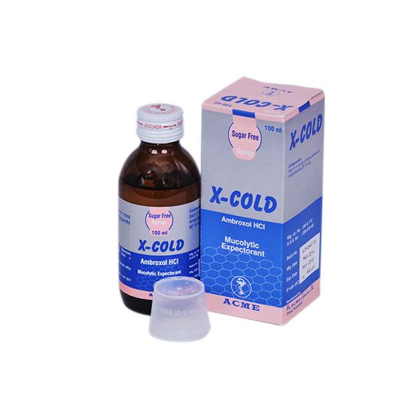 X-Cold Syrup - (15mg/5ml)