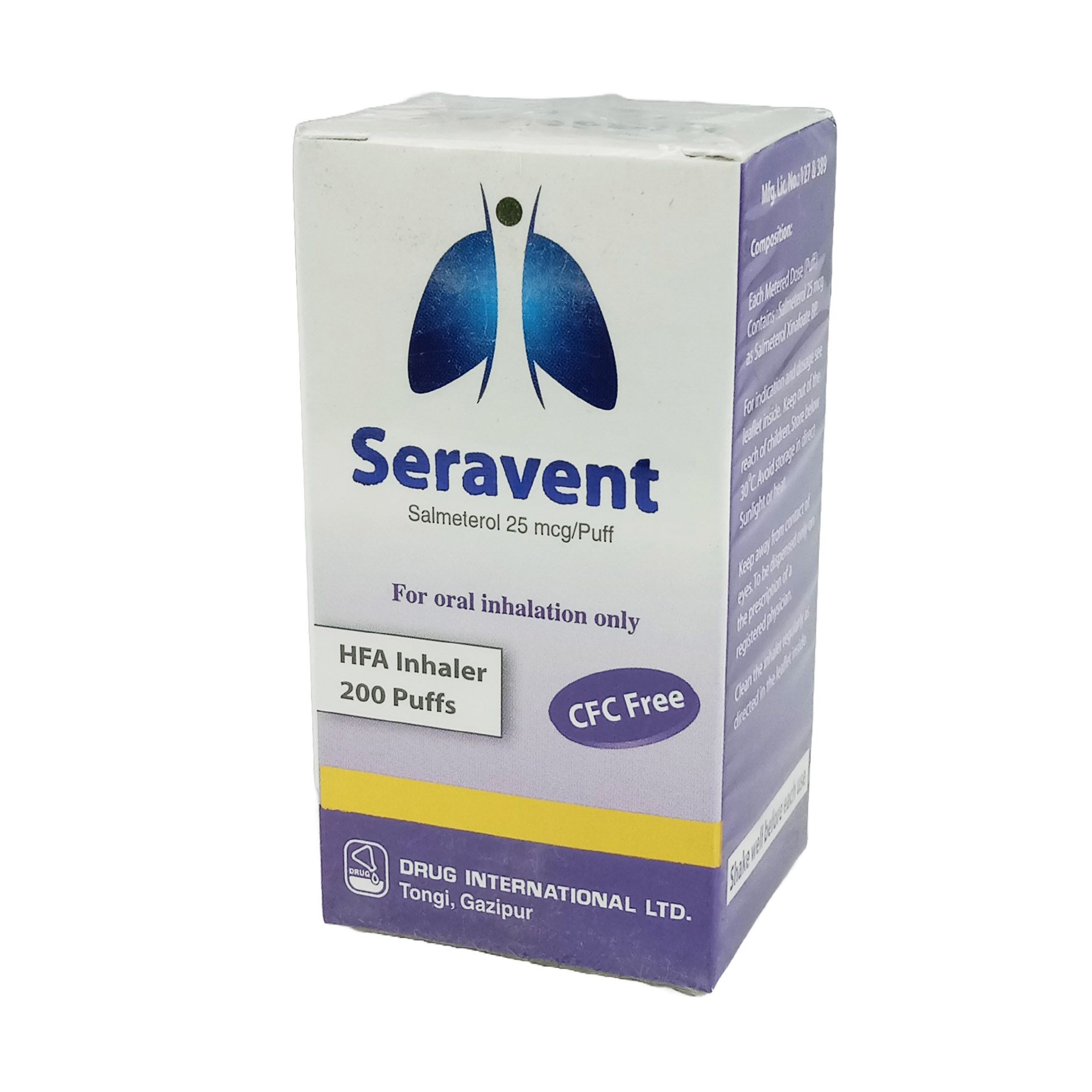 Seravent HFA Inhaler - (25mcg)