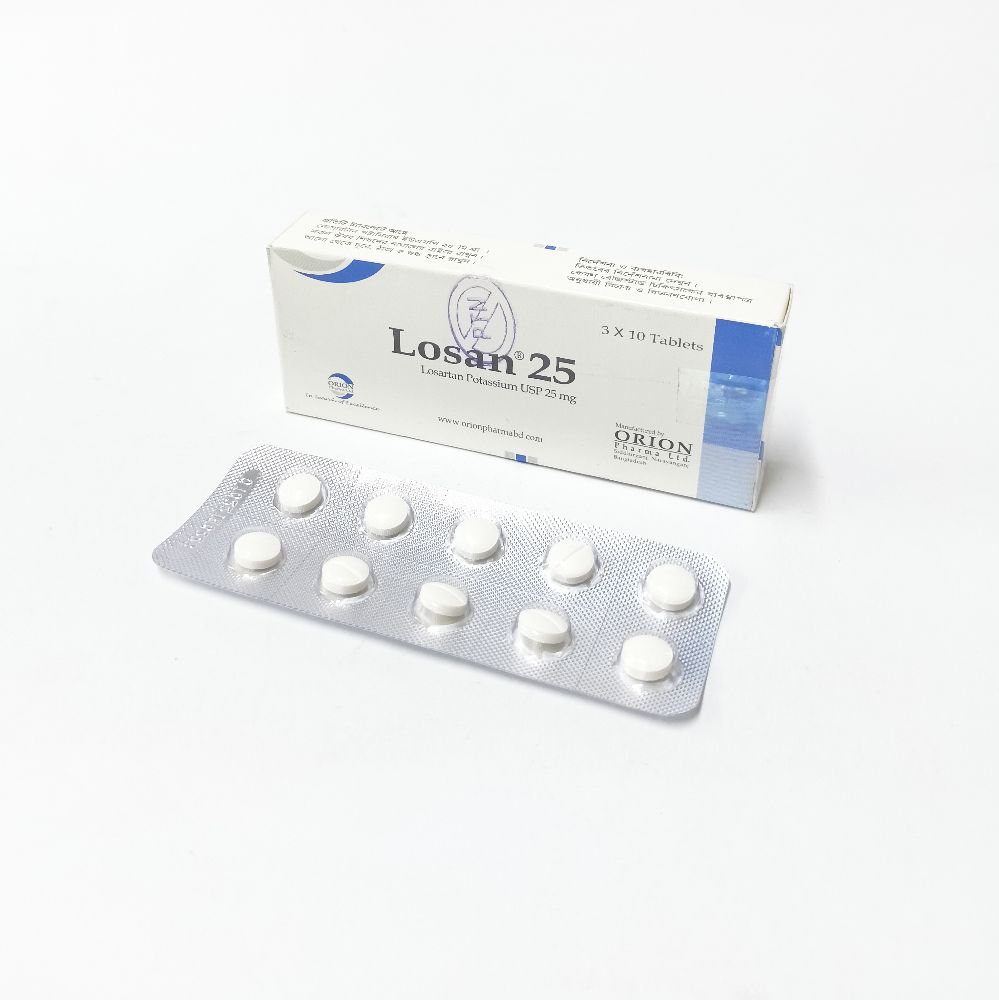Losan 25 Tablet - (25mg)-1 Strip