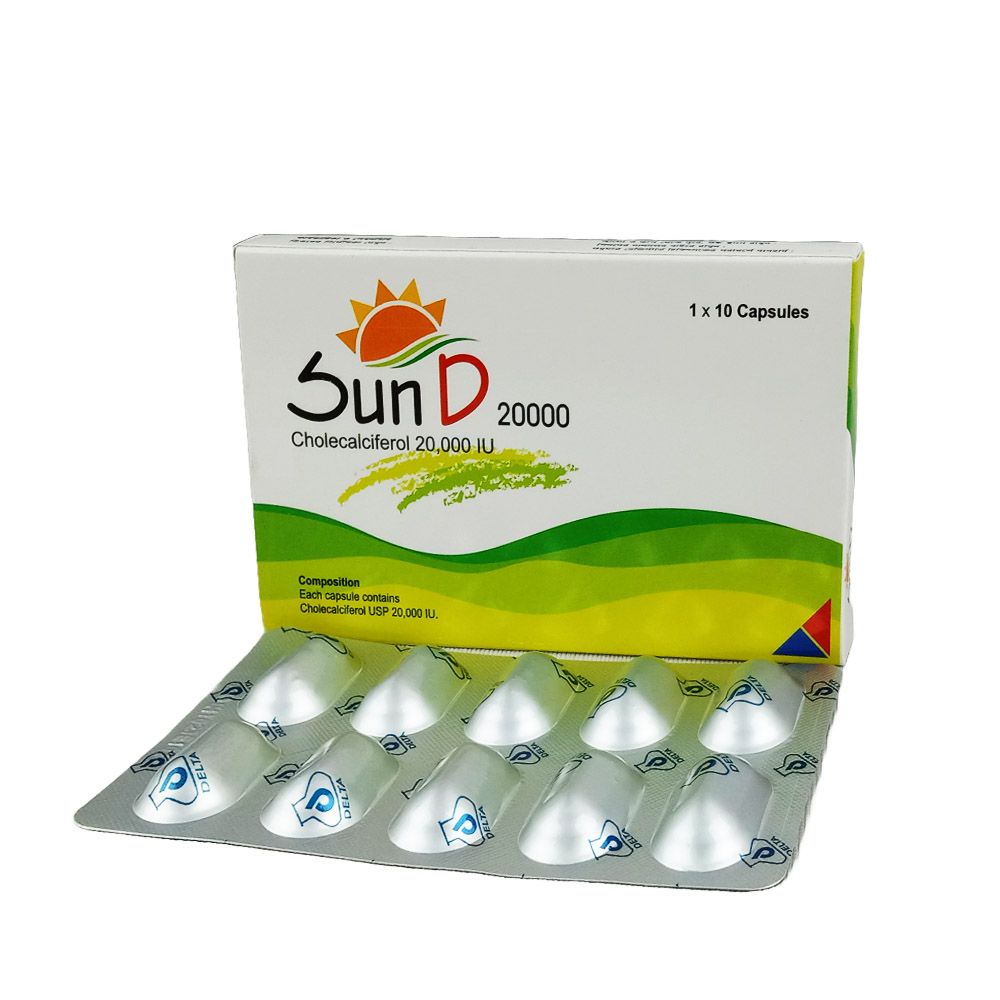 Sun D 20000 Capsule - (20000IU)