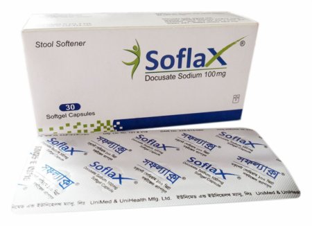 Soflax Capsule - (100mg) - 1 strip