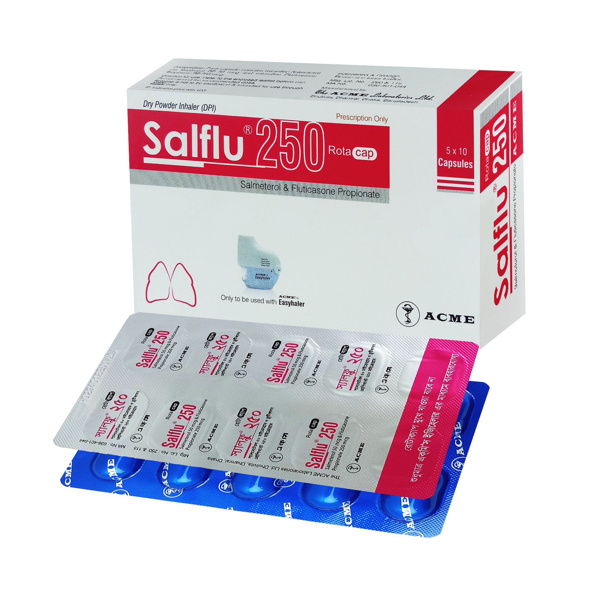 Salflu 250 Rotacap Capsule - (50mcg+250mcg)